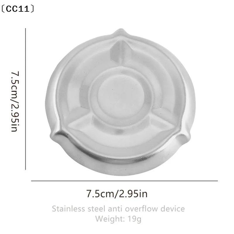 Stainless Steel Pot Watcher Disc Kitchen Essential Prevent Pasta Qme