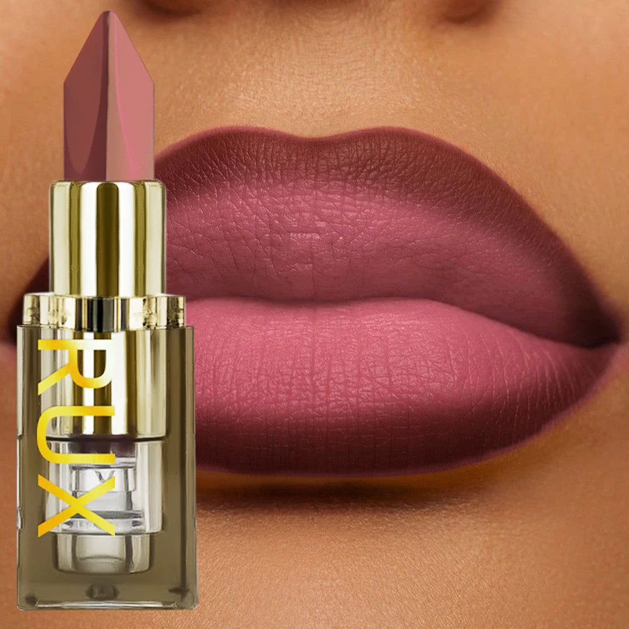 6 Glitter Two-tone Lipstick Purple Black Matte Lipsticks Cosmetics Qme