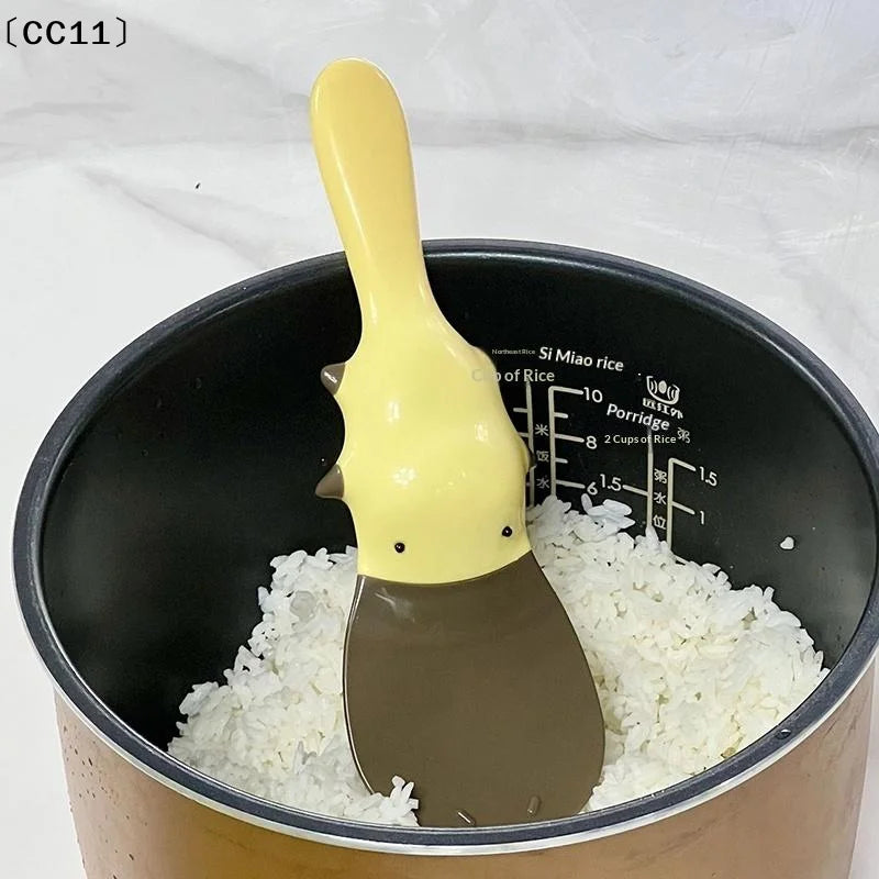 Duckbill Platypus Rice Spoon Non Stick Container Cooker Food Grade Qme