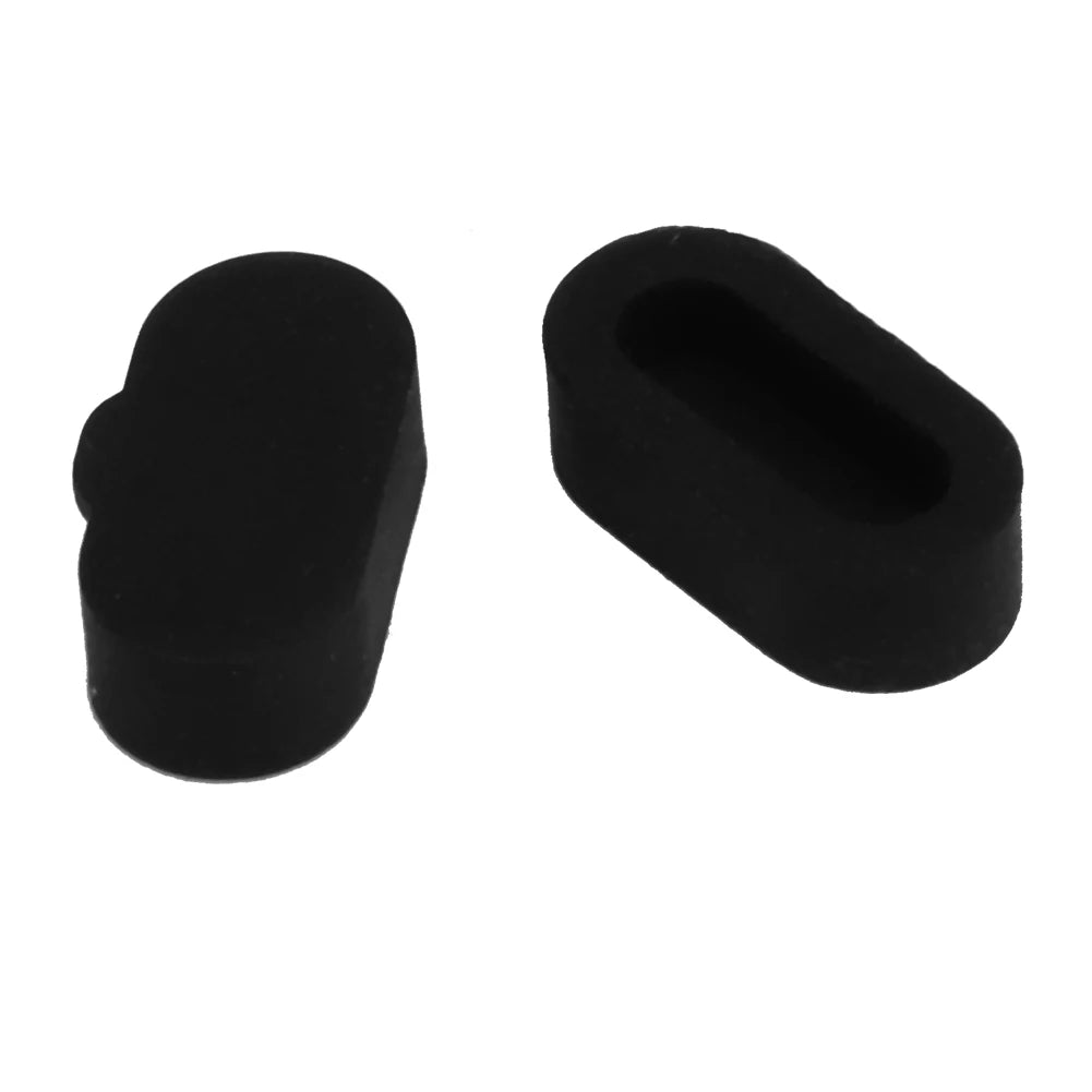 /set Silicone Anti Dust Plug Covers Protector Fit for Garmin Fenix5 5S 5X Smart Watch (Black) Anti Dust Covers Qme