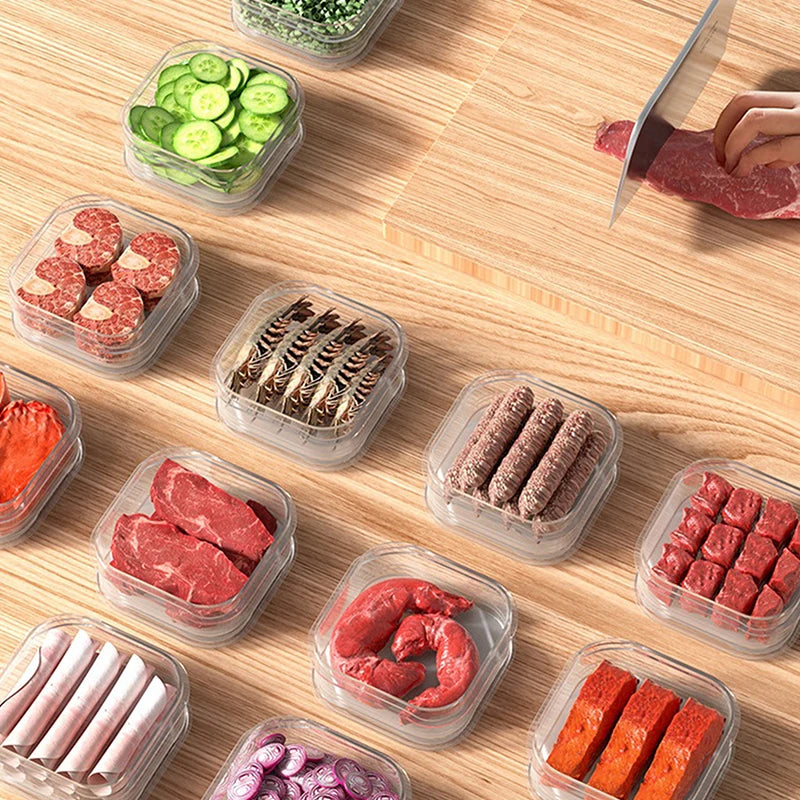Food Storage Containers Fresh Box Kitchen Organizer Refrigerator Qme