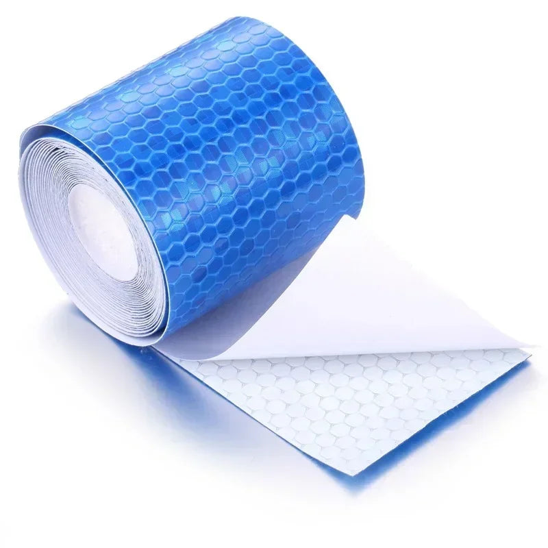 5 rolls Car Stickers, Reflective Tape, Reflective Film, Reflective Material Tape Sticker, Safety Warning Tape, 3m, 5cmx3m Qme
