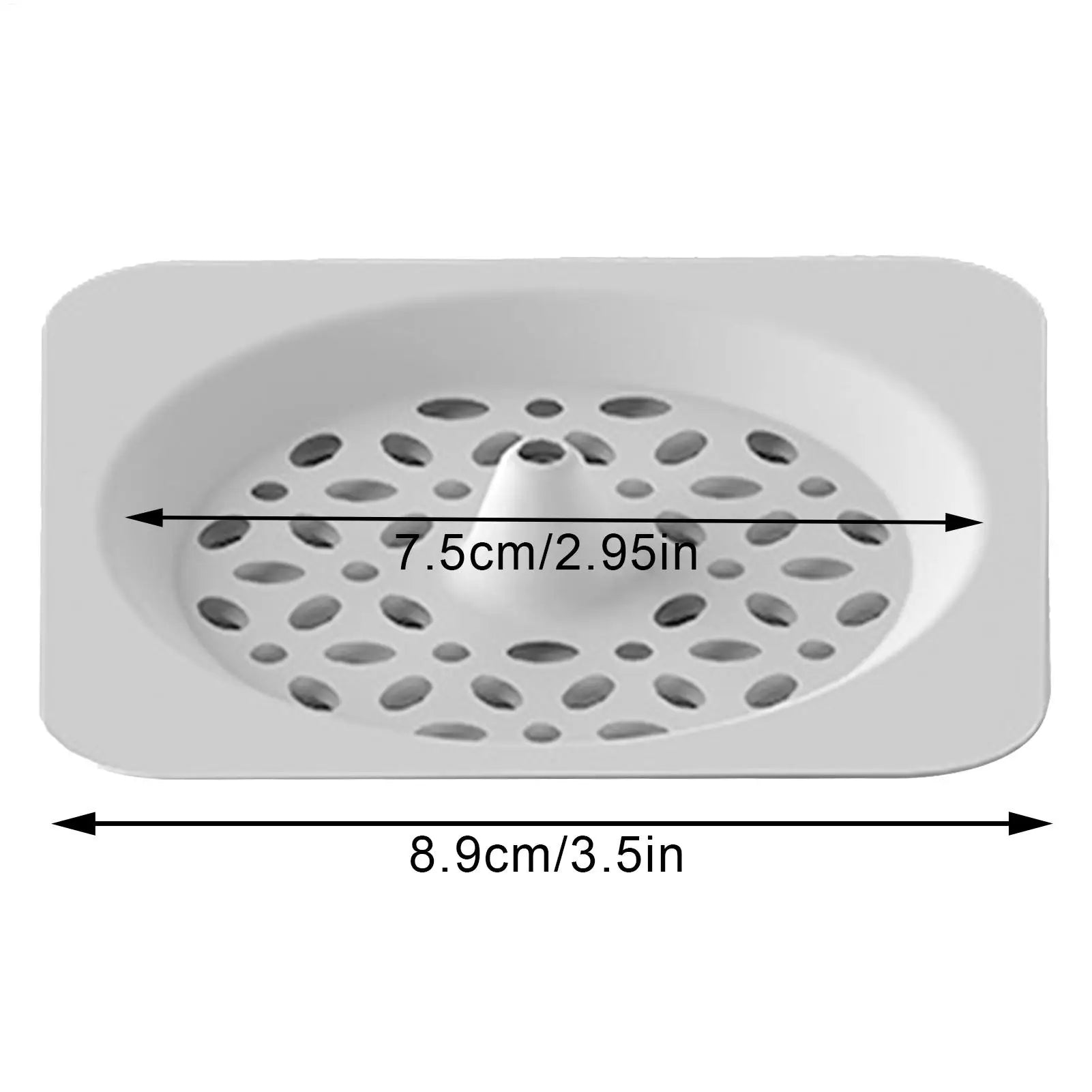 Shower Drain Cover Catcher Bathroom Hair Trap Bathtub Floor Laundry Qme