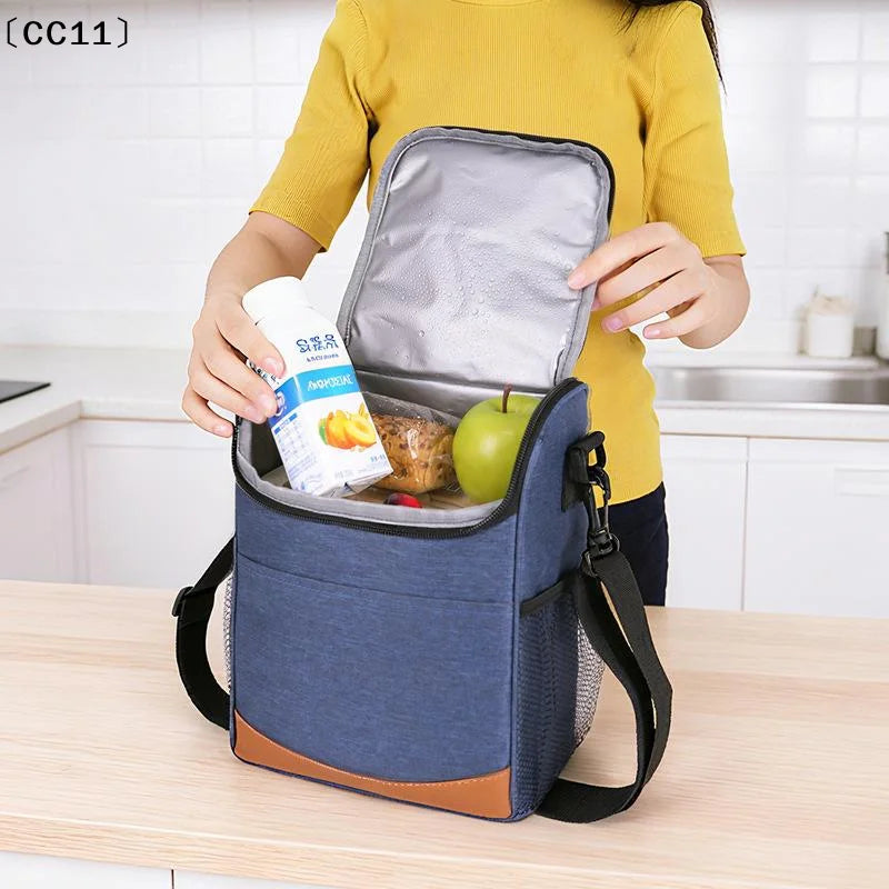 Large Capacity Insulated Lunch Tote Bag Leakproof Thermal Lunchbox Qme