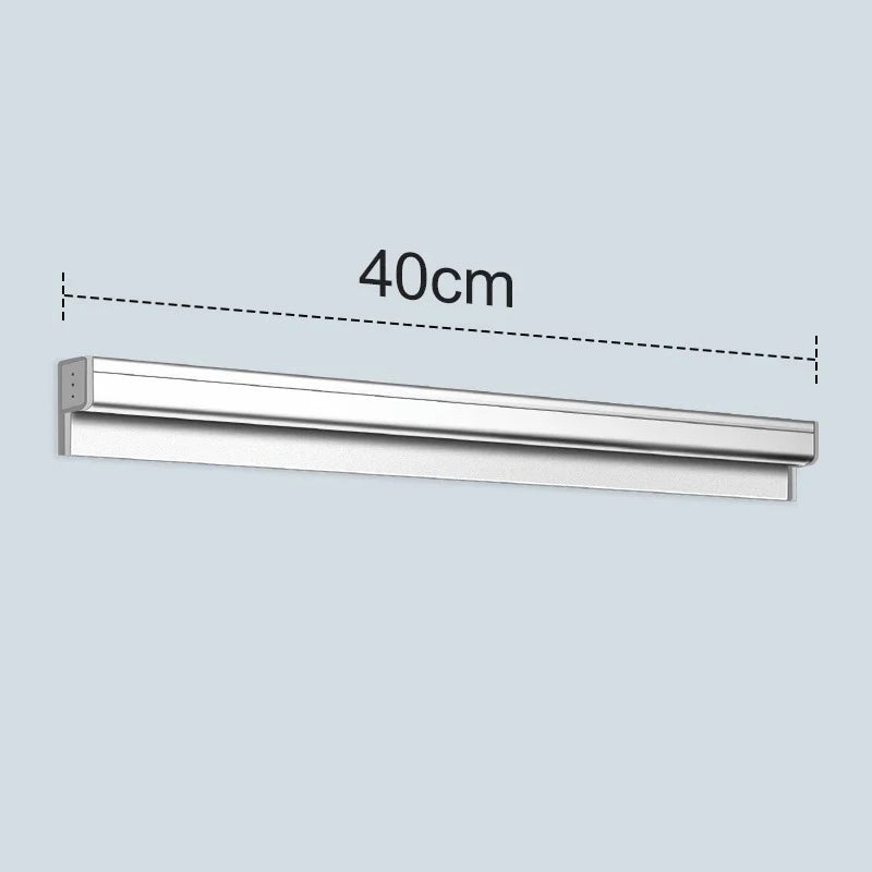 Aluminum Alloy Wall-mounted Sticked Take-out List Receipt Clip Hanging Ticket Order Invoice Paper QR Holder Restaurant Menu Clip Qme 40CM