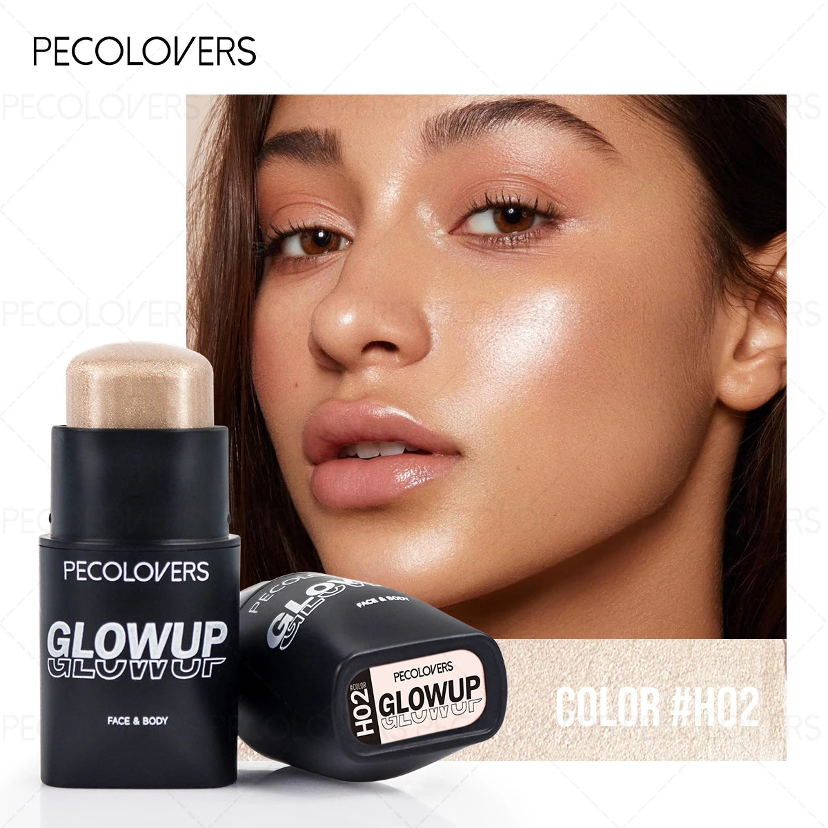 Waterproof Face Highlight Stick Long-lasting Natural Finish All Skins Qme H02