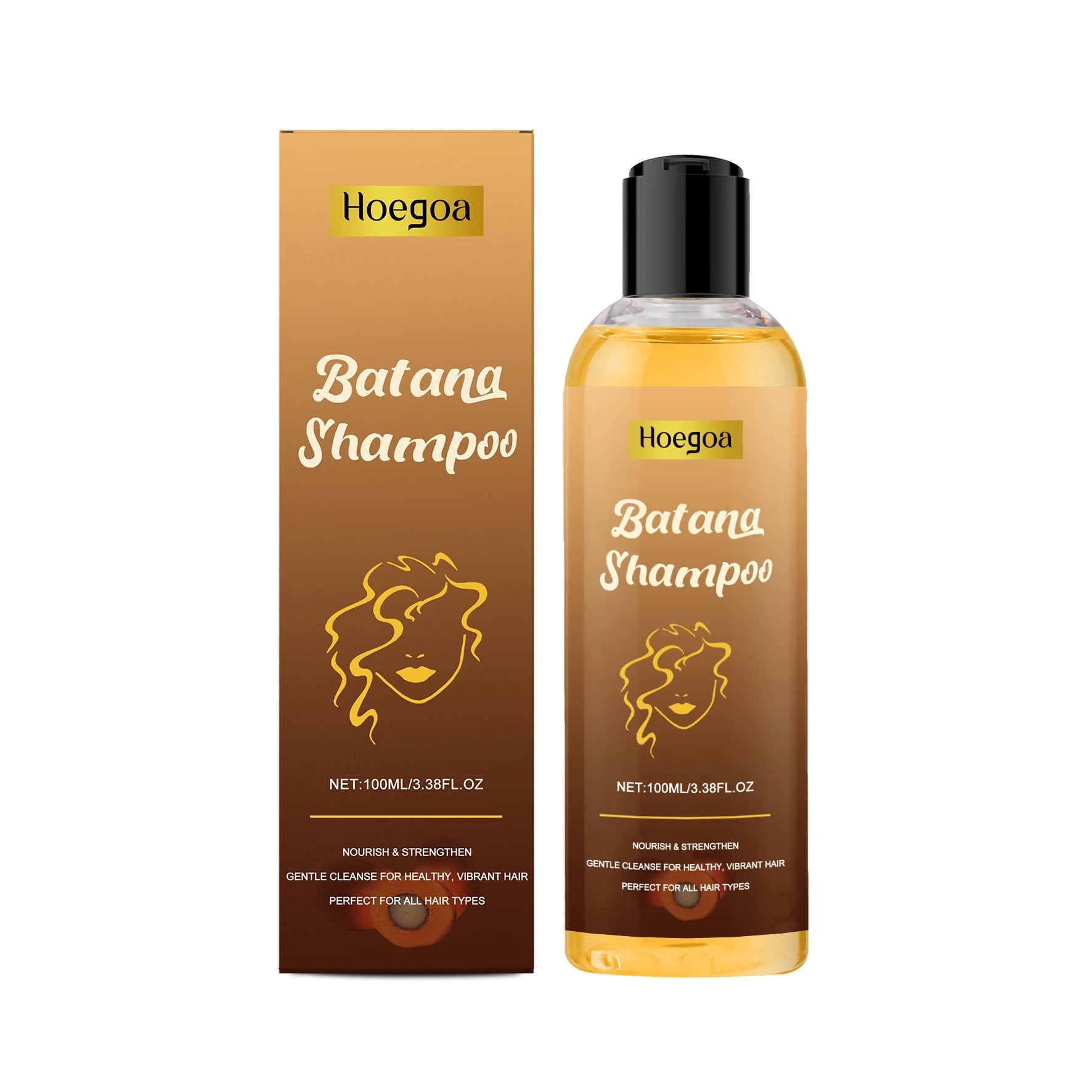 Batana Shampoo Hair Loss Treatment Reduce Scalp Oil Secretion Remove Qme 100ml Shampoo