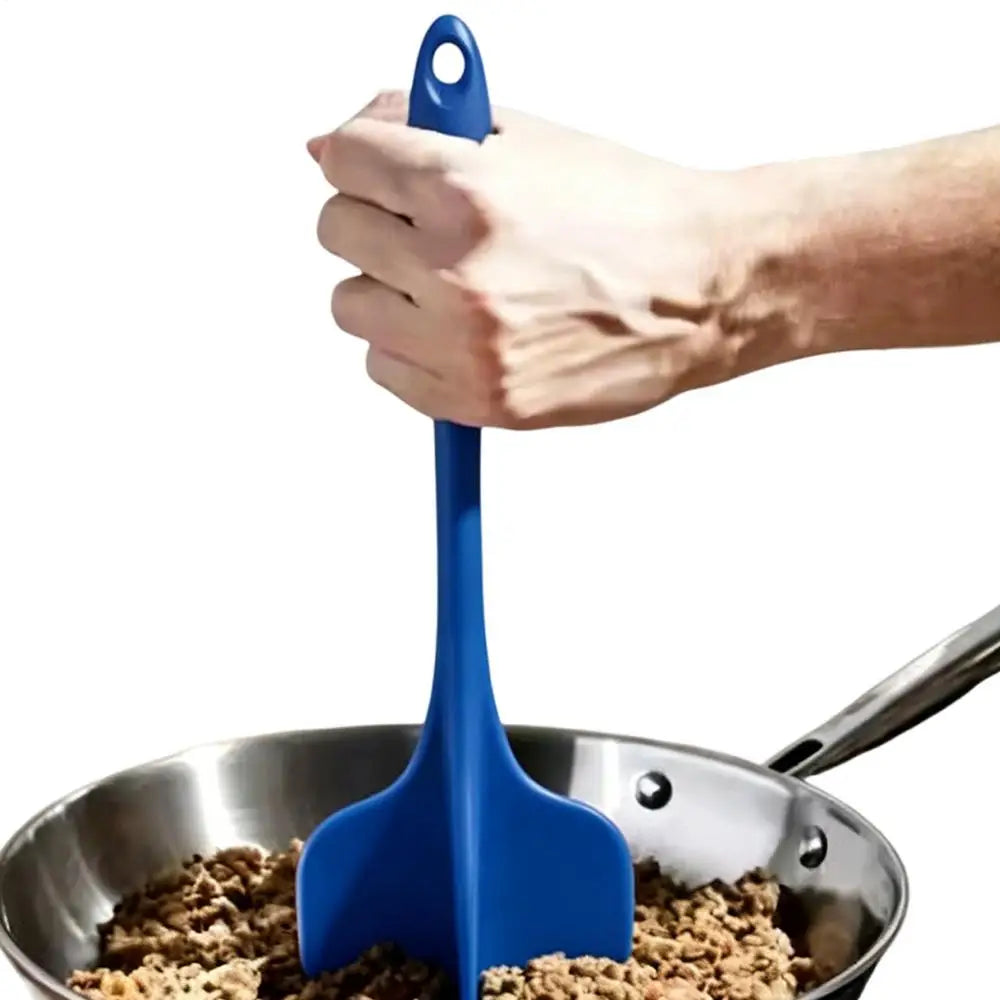 Meat Masher Kitchen Food Prep Gadget Ground Beef Chopper Potato Qme China Mainland Blue