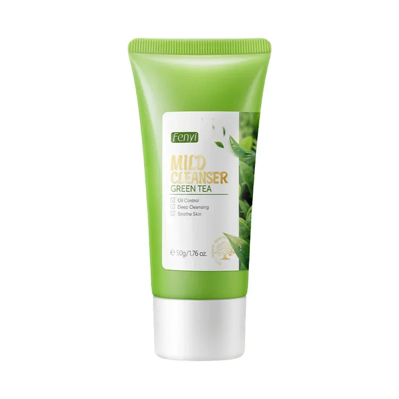 Vitamin C Facial Cleanser Skin Deep Cleansing Moisturizing Blackhead Qme Green Tea
