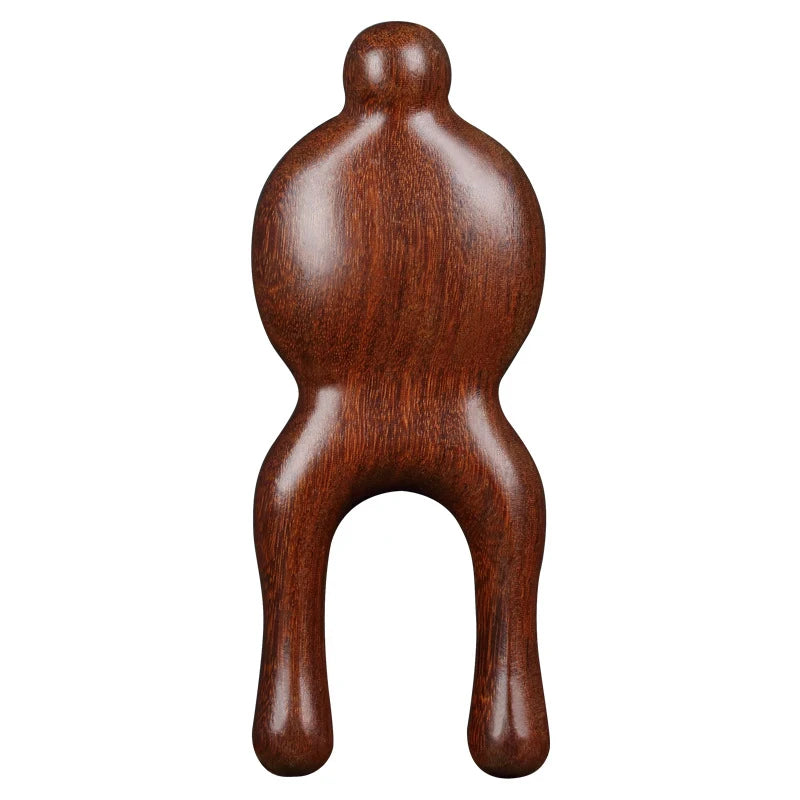 Sandalwood Facial Lifting Meridian Comb Massager Eyes Nose Ear Neck Qme