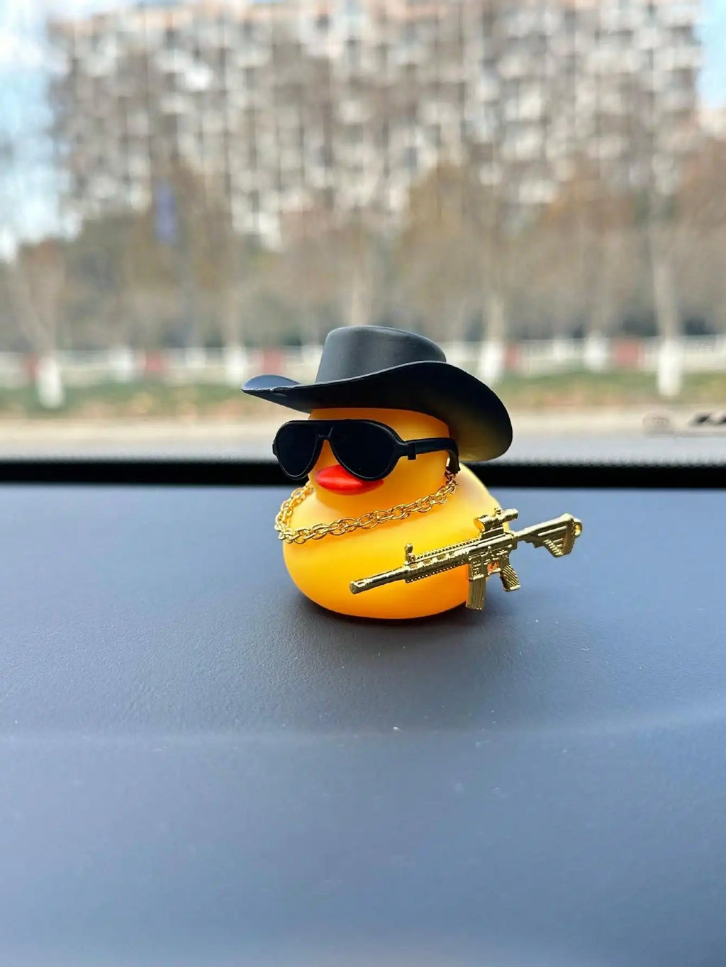 Cute Cool Duck Shaped Car Interior Decorative Accessory Qme