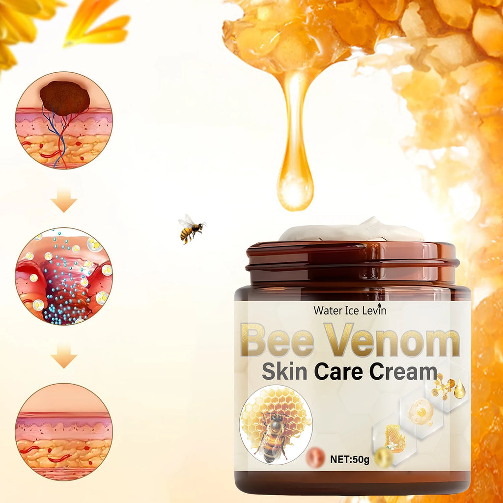 Bee Venom Wrinkle Remover Face Cream Firming Lifting Anti Aging Fade Fine Lines Moisturizing Whitening Repair Skin Care Qme