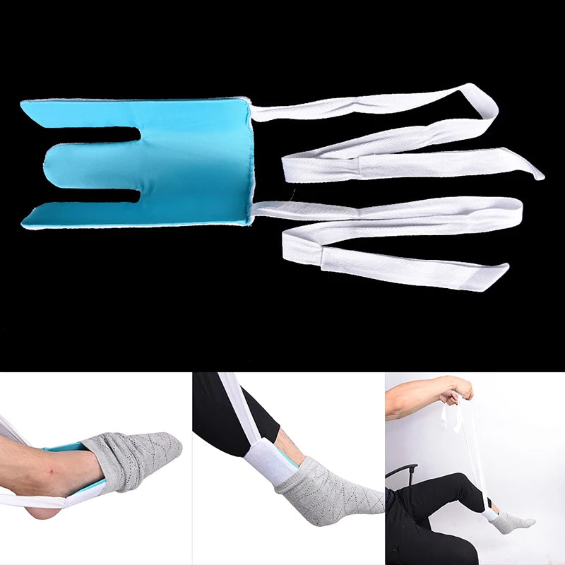 Sock Stocking Aid Puller Assit Disability Old Helper Cloth Qme
