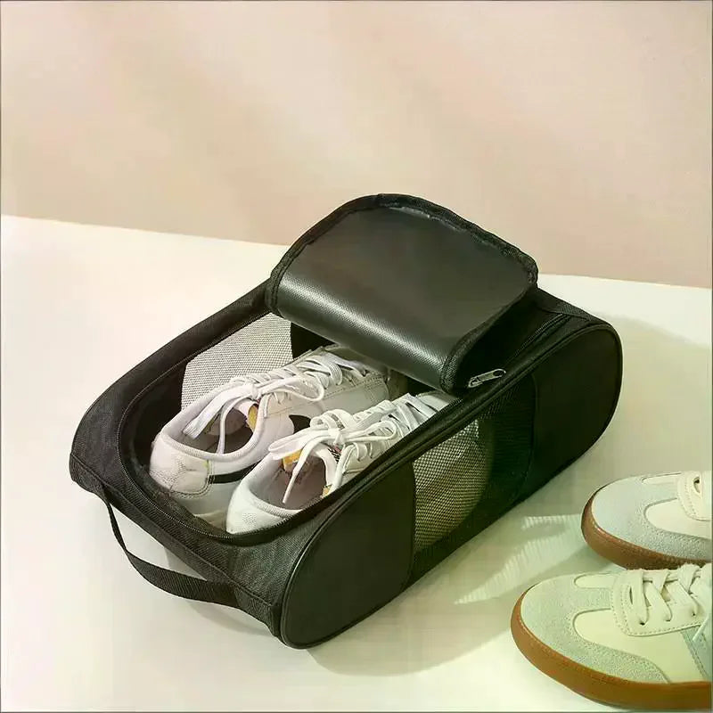 Portable Golf Shoe Bag Oxford Cloth Carrier Bags Breathable Qme