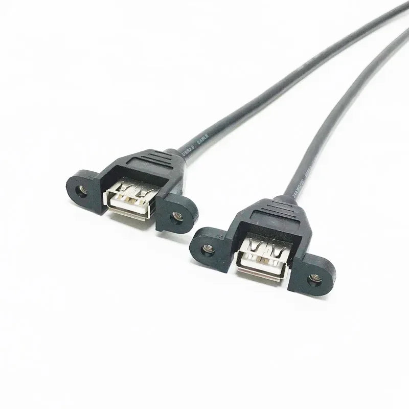 A Female To Internal 9 Pin Header Adapter High Speed 30cm/1FT 2 Dual Port USB PCB Motherboard Cable for PC MainBoard Qme