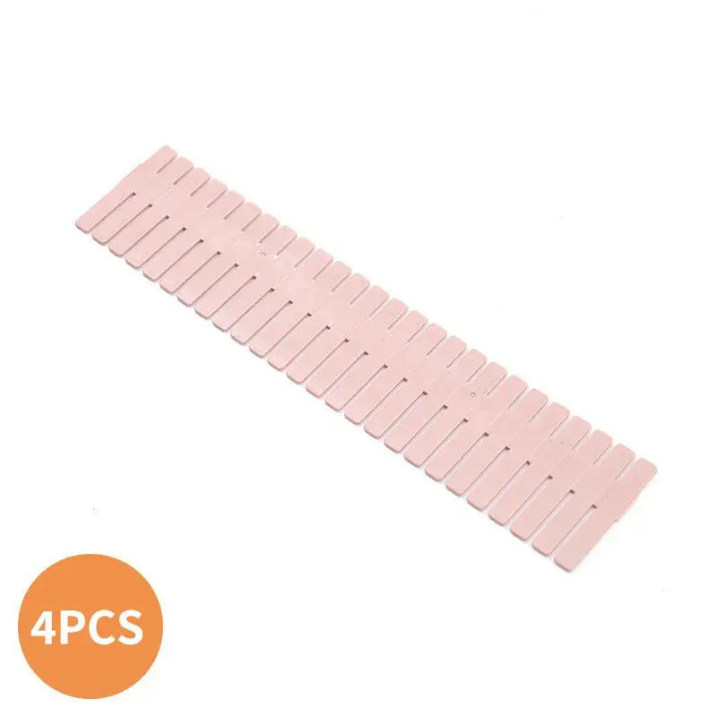 Adjustable Divider Board Household Storage Cabinet Combination Qme pink pink