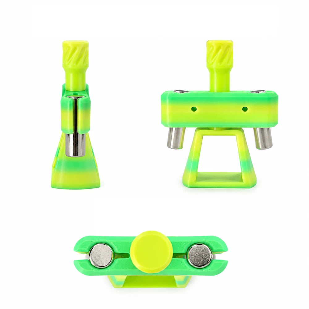 Nailpop Cat Eye Magnet Nails Upgraded Rotating Design DIY Glass Bead Qme 1pc-Mint Lime