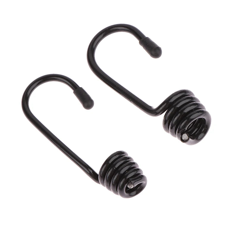 Spiral Hooks Tensioner Marine Shock Cord Bungee Elastic Rope Luggage Qme