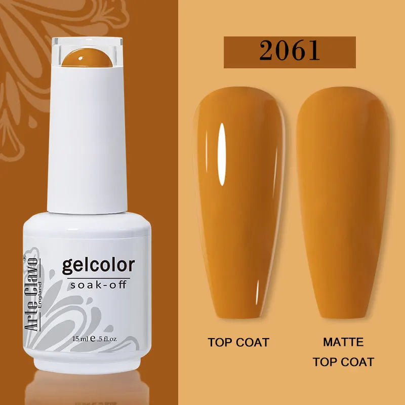 Arte Clavo Red Series Nail Polish Party Colors Gel Varnishes All Qme 2061
