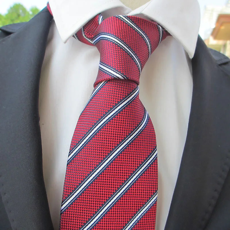 100 Silk Brown Red Gradient Patterned Neat Tie Men's Formal Business Qme RT11