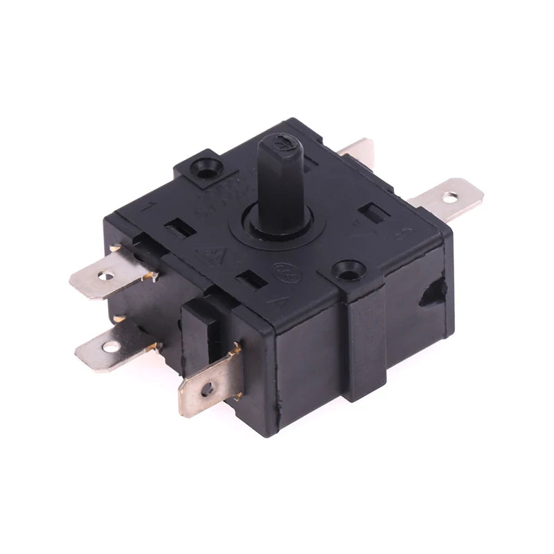 3 5 Pin 2 4 Position Rotary Switch Selector AC 250V 16A Radiator Qme