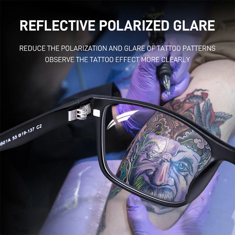 High Quality Integrated Tattoo Filter Eye Protection Glasses High Definition Multi Scene Use Tattoo Tool Accessories Wholesale Qme
