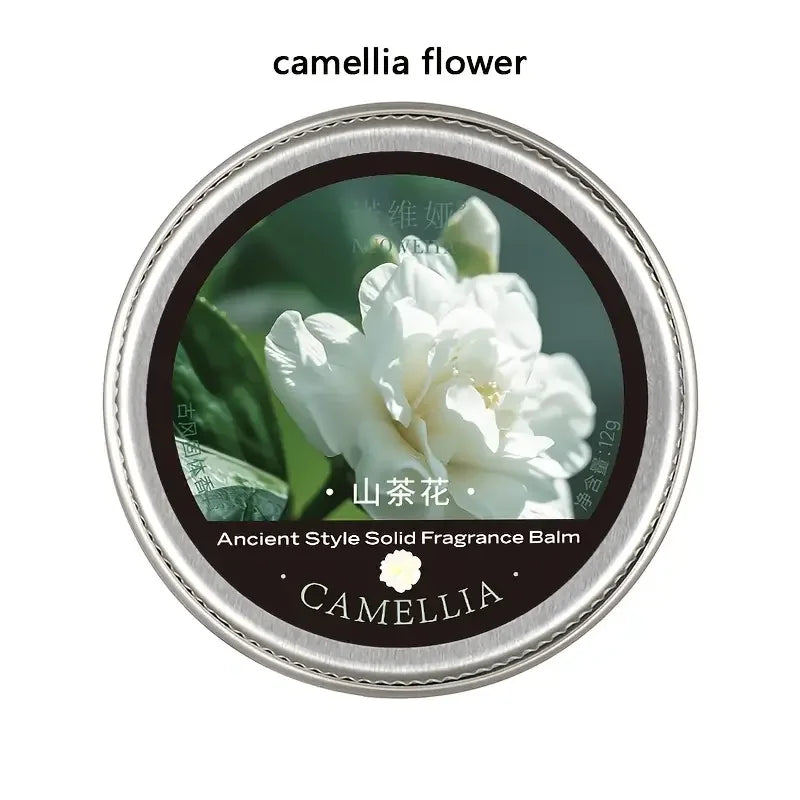 Ancient-style Scented Balms Designed Both Men Women Long-lasting Qme 03Camellia
