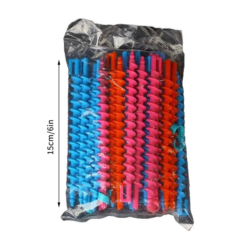 Plastic Hair Styling Tool Spiral Perm Stick Heatless Curler Women Qme