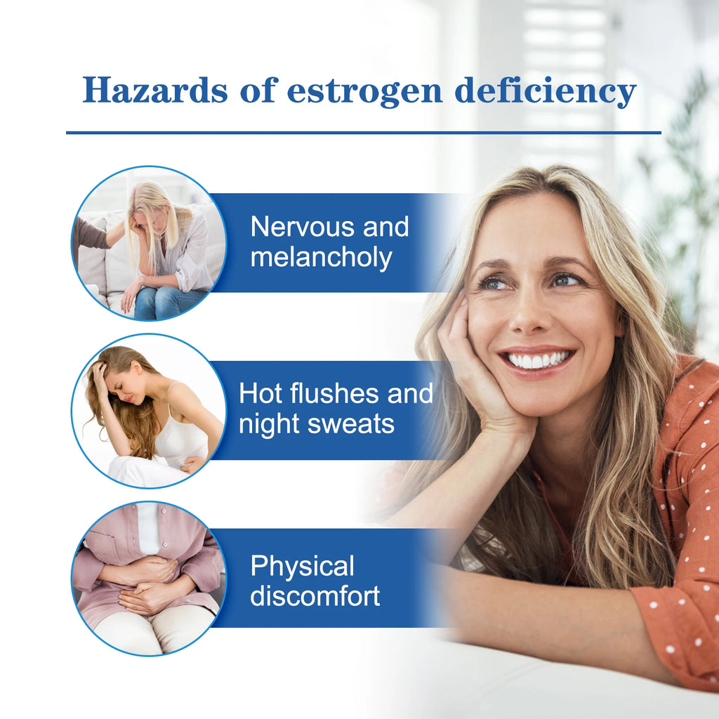 Estrogen Relief Cream for Women Menopause Balancing Hormone Levels Reducing Fatigue Relieve Massage for Health Body Care Qme