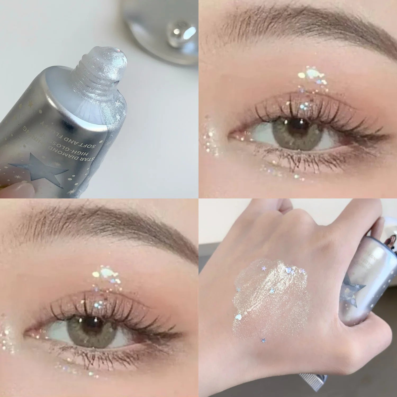 SHAQINUO Glittering Highlighter Gel Glitter Liquid Atmosphere Sense Qme S9070-01