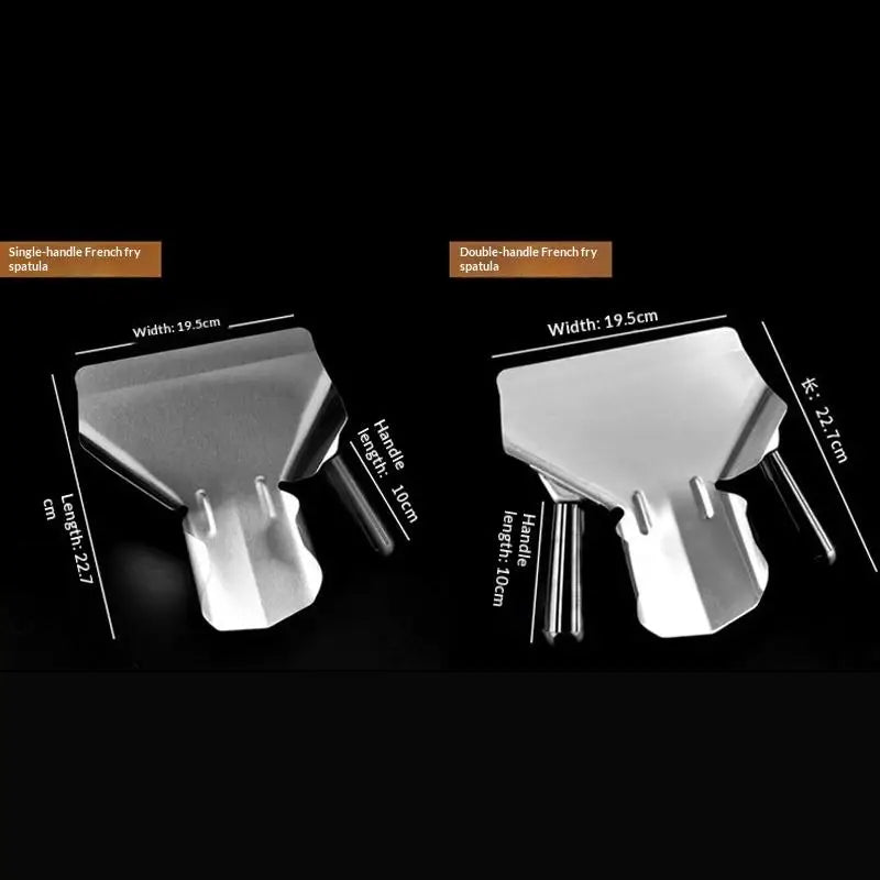 Shovel Fries Loader Kitchen Gadget Baking Tool Stainless Steel French Qme