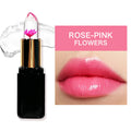HISYI Flower Jelly Lipstick Magic Temperature Change Lip Balm Qme 01 rose red