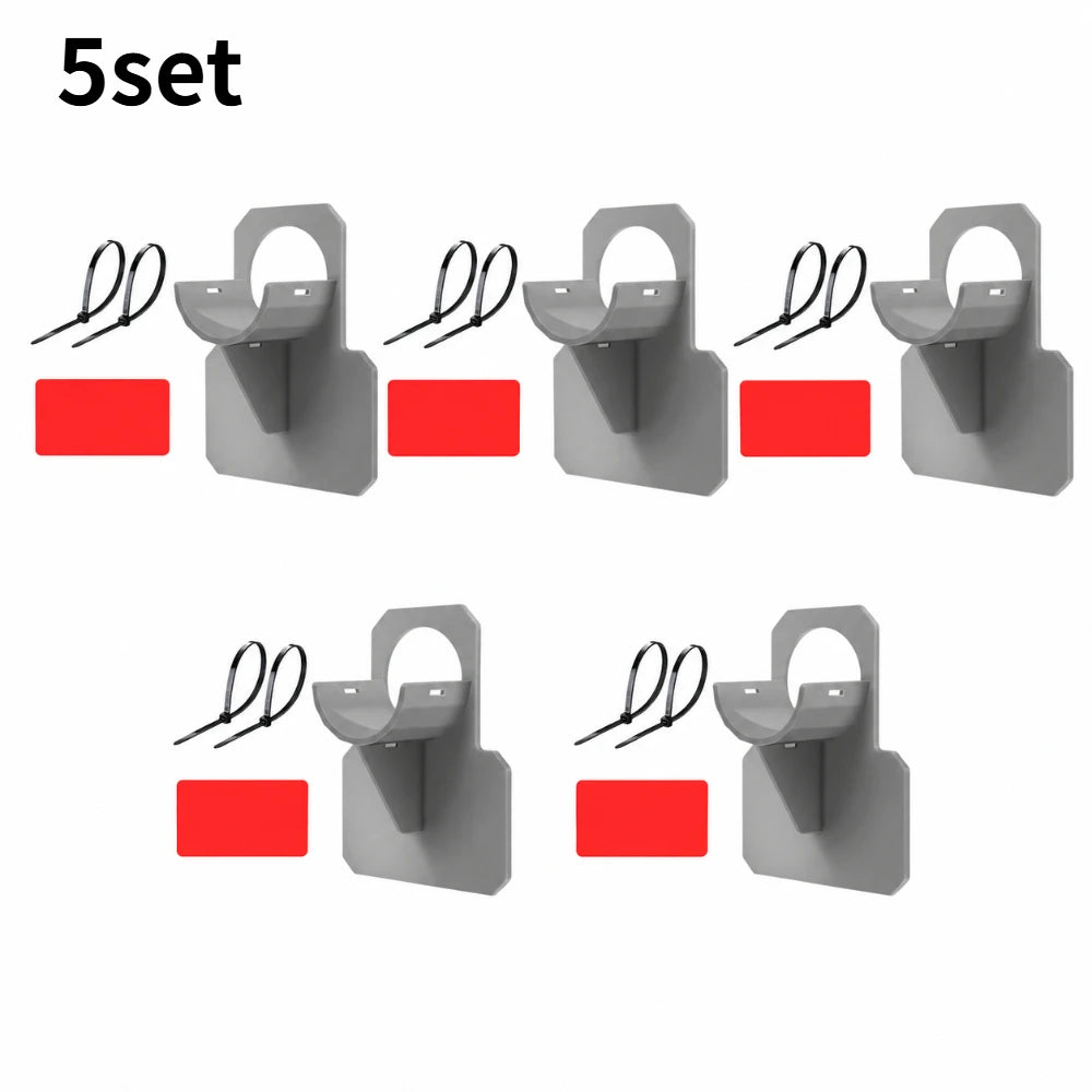1/3/5Set Durable Pool Pipe Support Bracket Prevents Hose Sagging,Simple Installation Fit Most Common Above-ground Swimming Pools Qme gray 5set