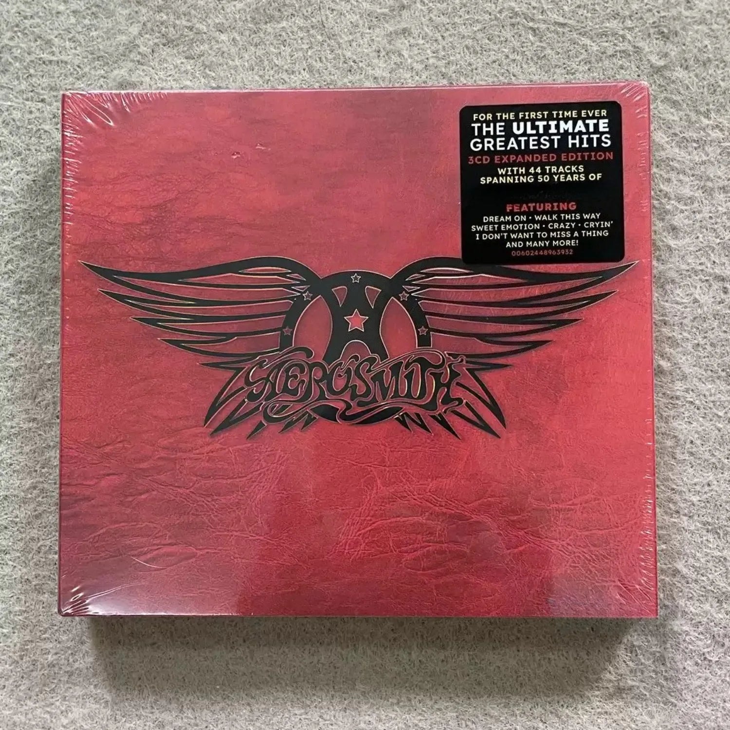 Hard Rock Golden Era Greatest Hits CD Album | Red Wing Logo Collector’s Edition Cover, Spanning Decades of High-Energy Tracks Qme Greatest Hits
