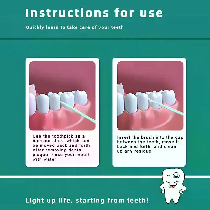 High-end Disposable Toothpick Brush Ultra-fine Family Teeth Cleaning Qme