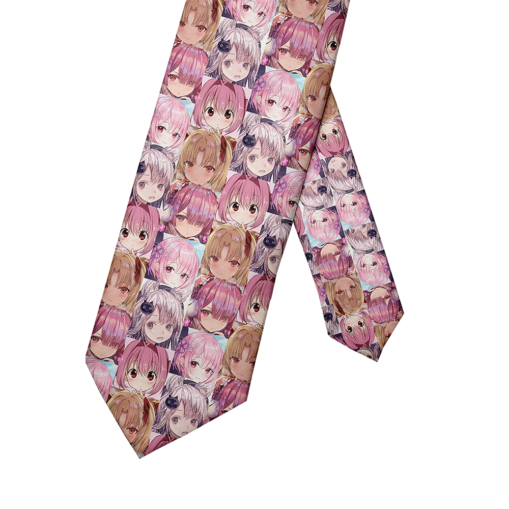 Anime Cartoon Printing Men's Tie Unisex Casual Creative Novelty Qme
