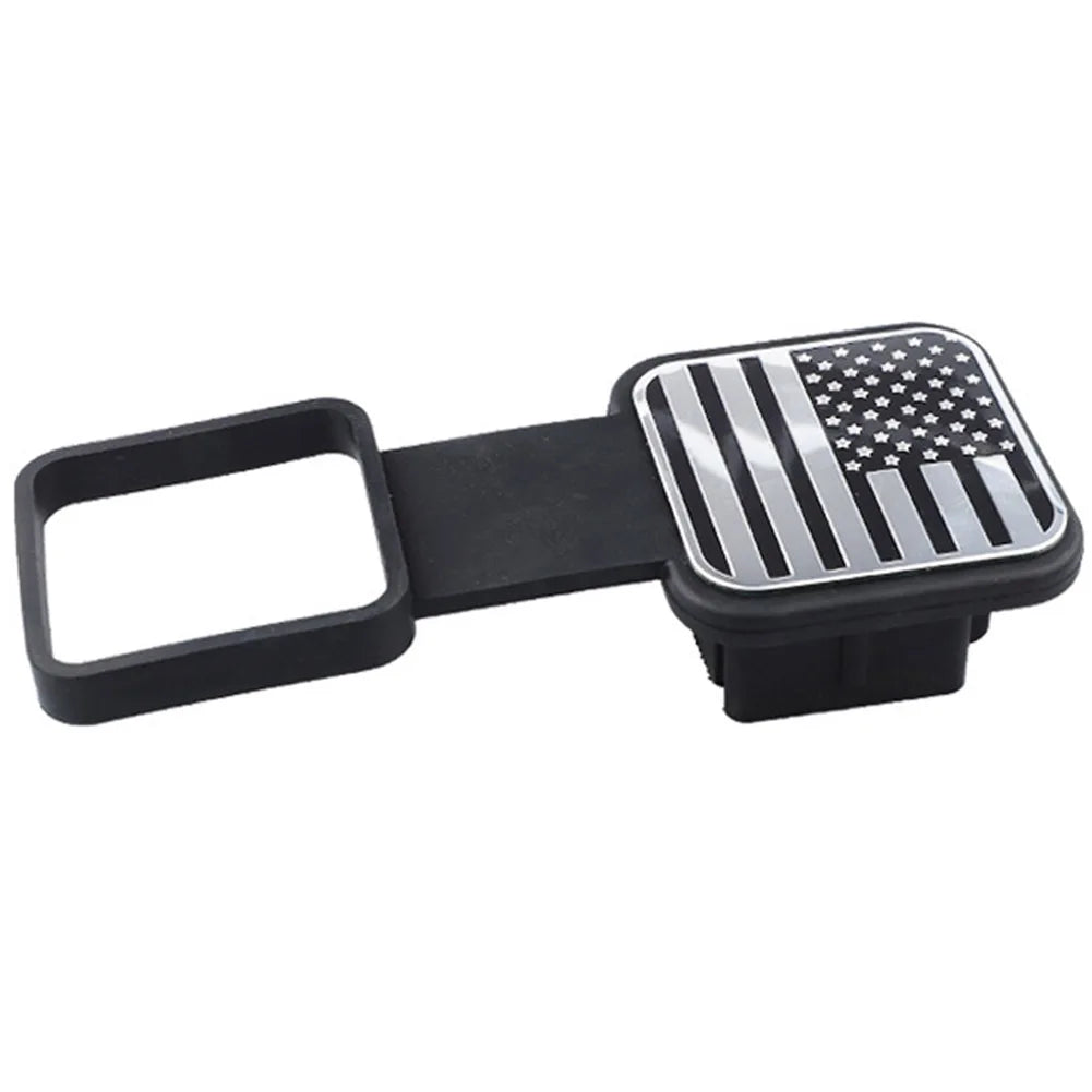 Trailer Hitch Receiver Cover Plug Waterproof Tow Plug Tube Cap Protector Dustproof 2 Inch Receiver Auto Square Plug Qme c