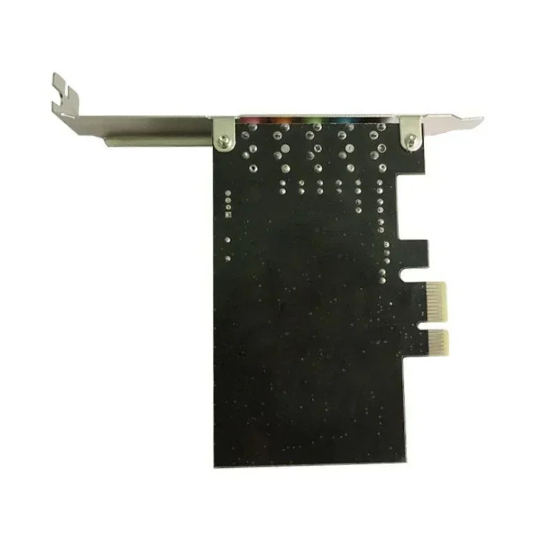 5.1 Desktop Computer Built-in Independent PCI-E8738 Stereo 6-channel Computer Cables Connectors PCIe Sound Card 1pcs Qme
