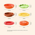Stackable Hamburger Plate Burger 6 Layers Mini Dinner Value Bone Spit Qme A