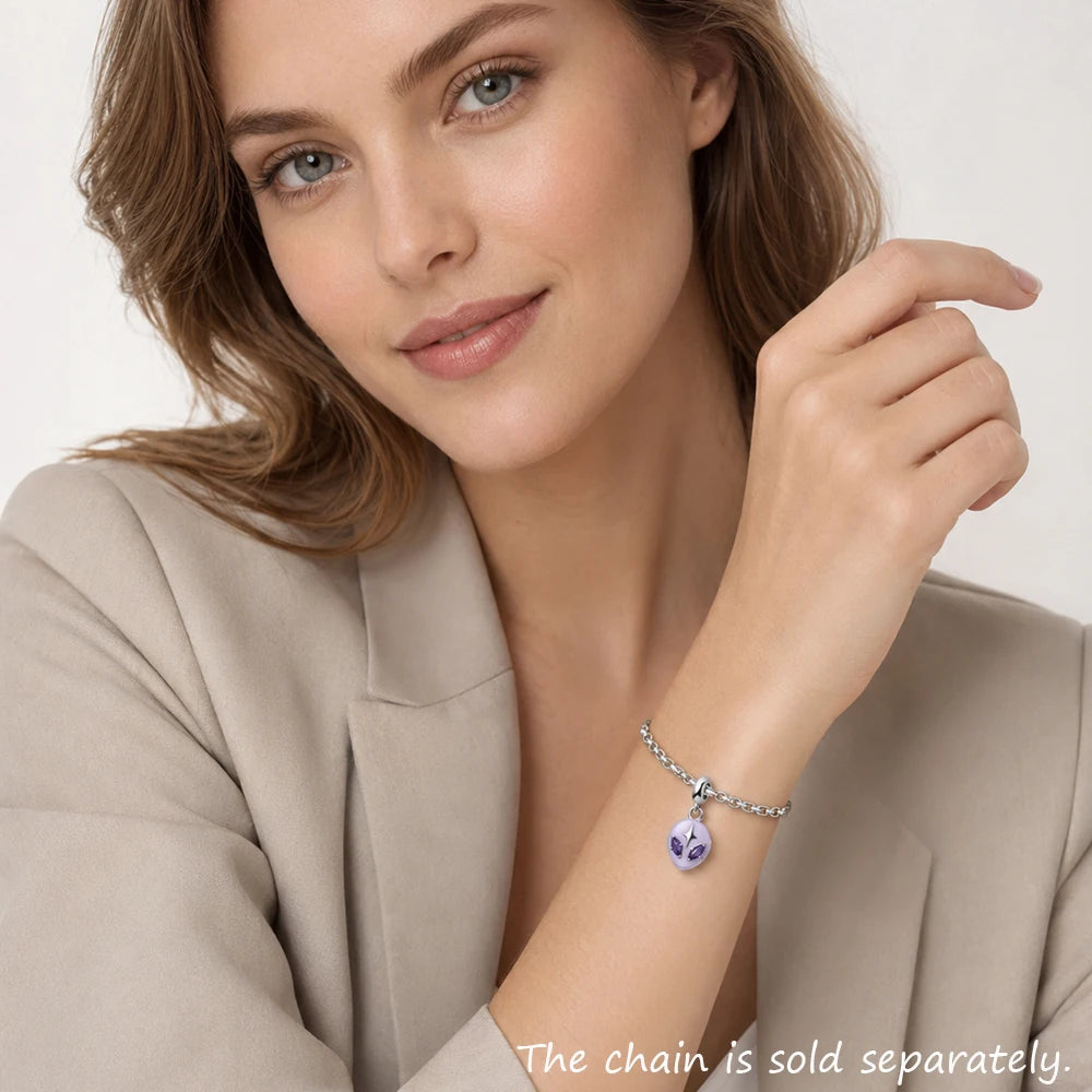 Alien Head Dangle Charm Pendant Europe Style Fine Jewelry Women Men Trendy Gift In 925 Sterling Silver Qme