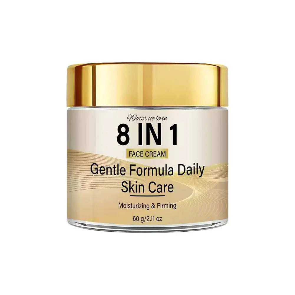 8-in-1 Face Cream Retinol Collagen Vitamin C E. Kojiic Glutathione Niacinamide Hyaluronic Acid. Moisturizing Firming. 60g. Qme 1pcs CN