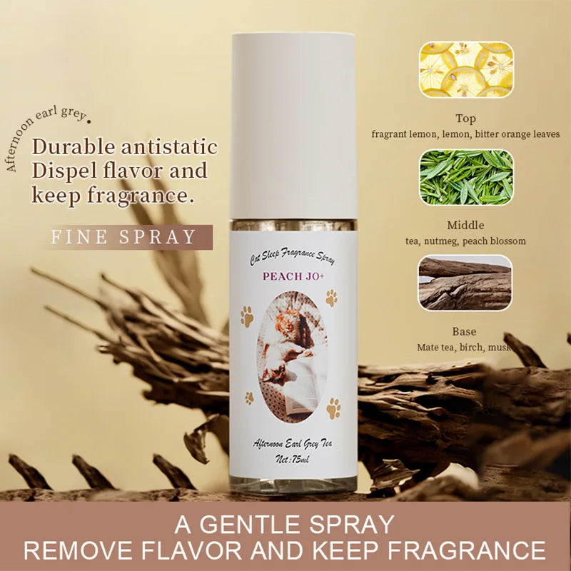 Cat Sleep Perfume Lavender Jasmine Fresh Natural Air Spray Plan Last Qme Earl Tea 75ML