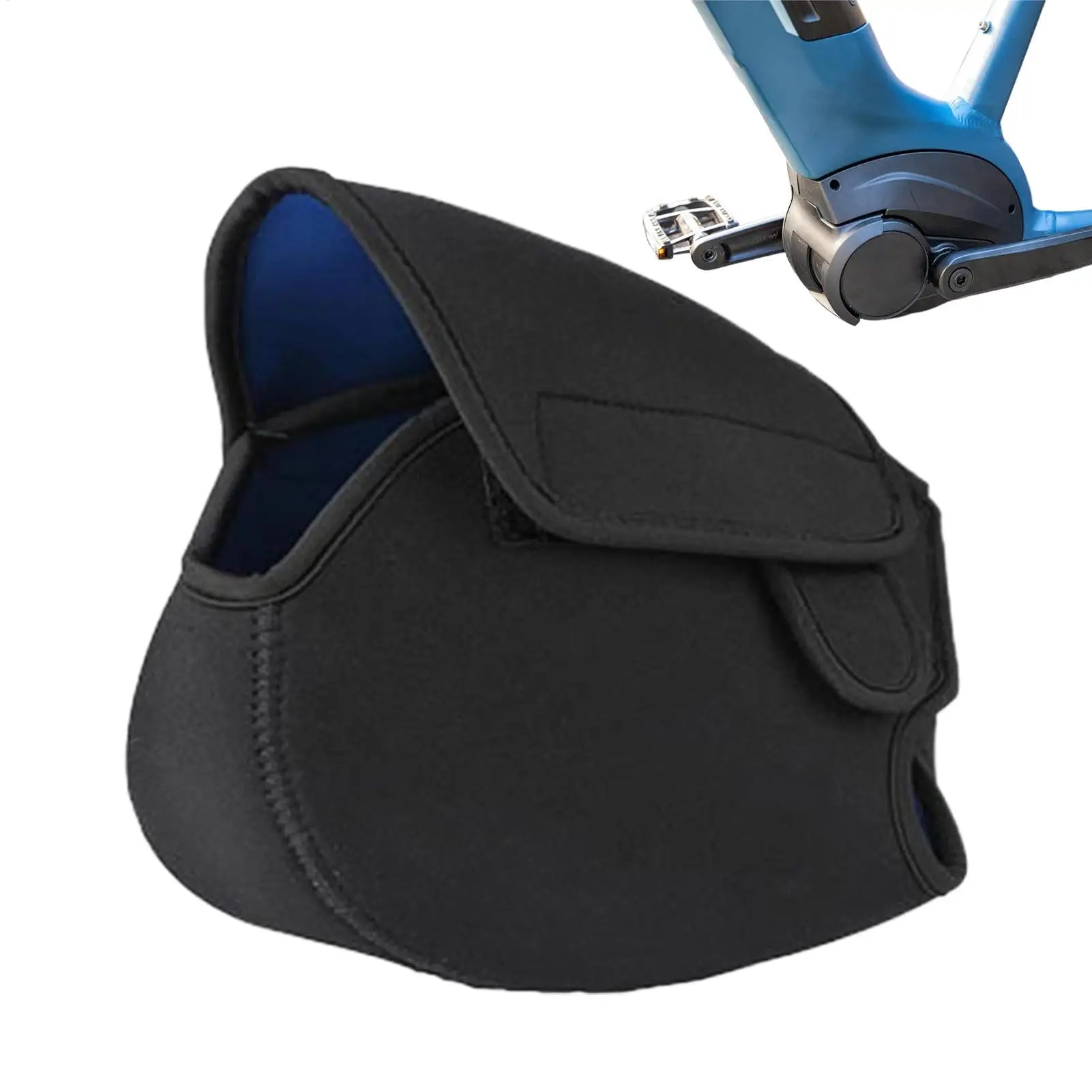 E-Bike Motor Cover Windproof Waterproof Protection Electric Bike Engine Protective Cover for Transportation Storage Home Garage Qme