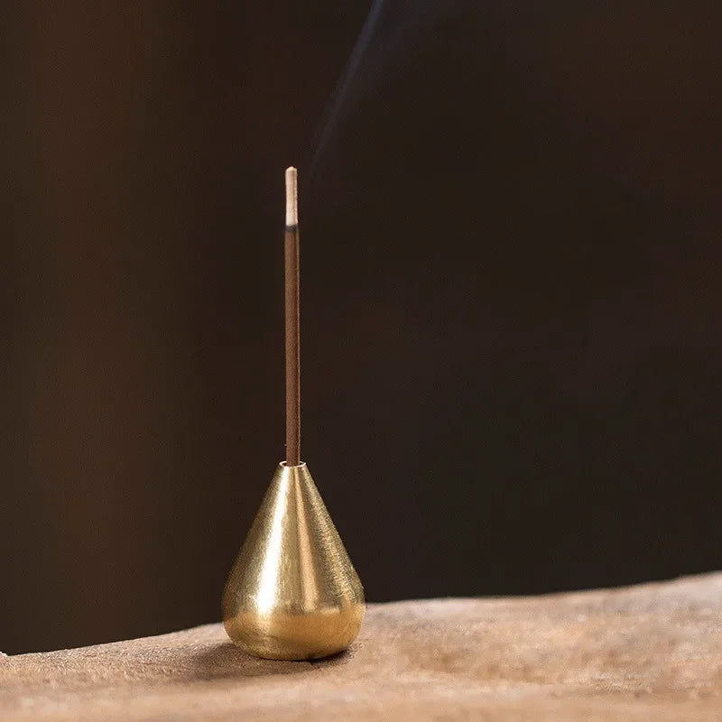 1 Pure Copper Incense Holder Used Sticks Coil Bottles Gourd-shaped Qme