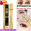 Instant Eye Bag Removal Rolling Beads Massage Serum Retinol Anti-Wrinkle Firm Skin Anti Dark Circle Puffiness Brighten Eye Care Qme 1pc