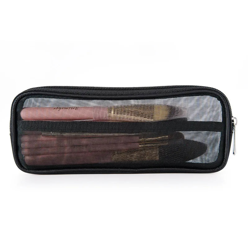 Makeup Brush Travel Case Cosmetic Toiletry Bag Organizer Men Women Qme