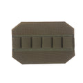 Portable Bag Insert Elastic Holder Loop Panel Hook Organizers Pouch Qme 6 holes Army green