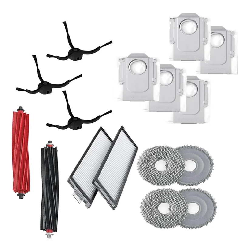 A02F-For Roborock Qrevo Slim Robot Main Side Brush Hepa Filter Vacuum Cleaner Replacement Parts Qme