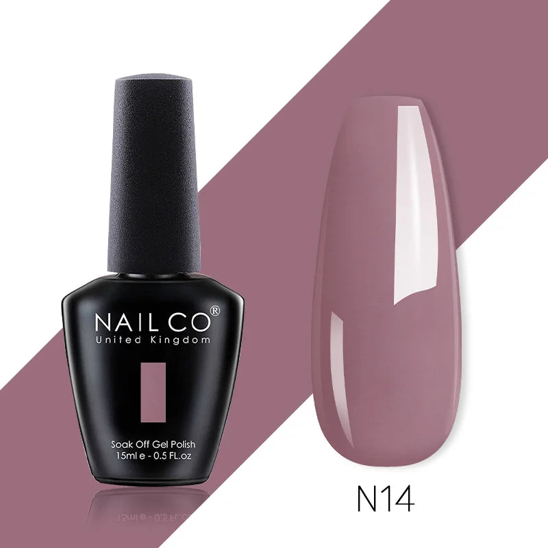 NAILCO 85 Colors Nail Gel UV LED Lacquer Manicure Varnish Hybrid Semi