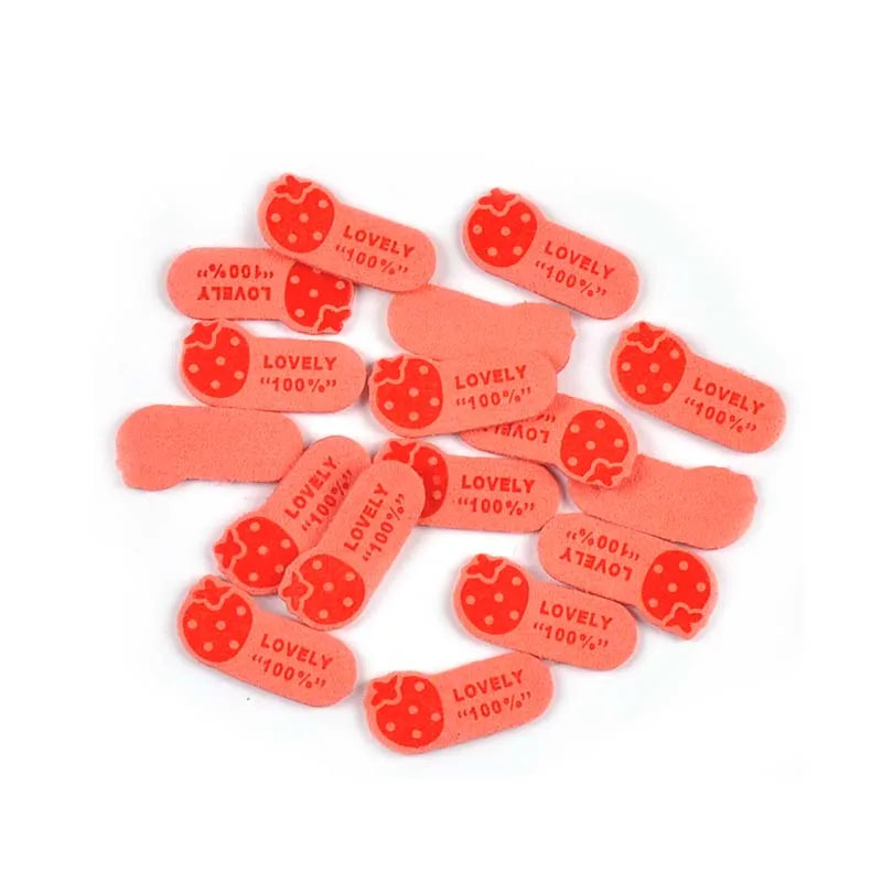 30Pcs 13.5x29mm Lovely Strawberry Pattern Embossed Labels For Sewing Accessories Kids DIY Clothes Handmade Crafts Garment Tags Qme 1